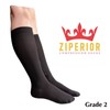 Ziperior Inside Leg Zipper 20-30 mmHg Compression Grade Calf Closed