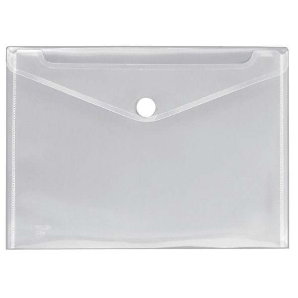 VELOFLEX 4530100 Document Wallet Crystal, Pack of 1, DIN A4,
