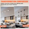 gezee R5 and 6 Recessed Can Light Conversion Kit, for