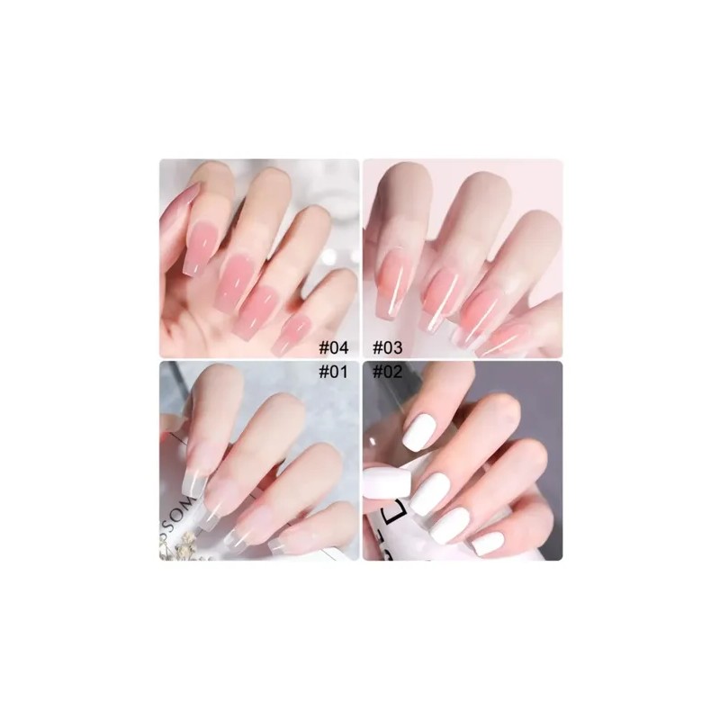 Kit Gel De Construcción Profesional Para Uñas Manicura 4pz F