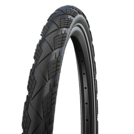 Schwalbe Marathon Efficiency Bicycle Tyres - Schwalbe's Fastest Touring Tyre with ADDIX Race Compound - Super Race Carcass & V-Guard - Tyres for E-Bike, Touring Bike & City Bike - 27.5 & 28 Inch
