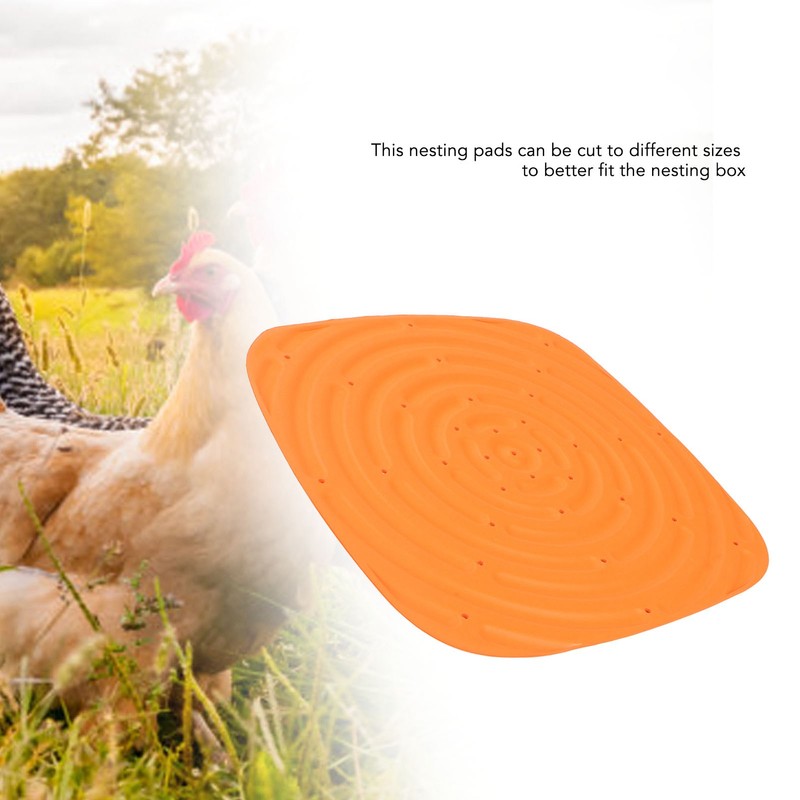 4PCS Chicken Nesting Pad Washable Nesting Box Pad Reusable Bedding