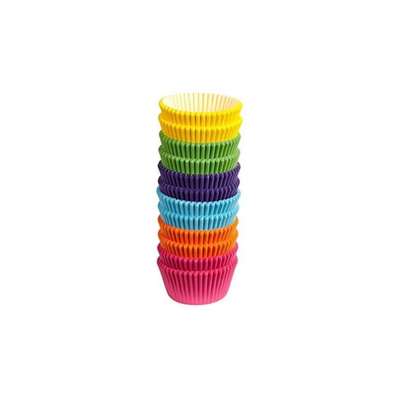 Wilton 415-2179 300 Count Rainbow Bright Standard Baking Cups