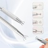 Cokoozoo 8pcs Piercing Tools Kit, Stainless Steel Flat Back Earring