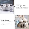 MUCKLILY Stainless Steel Basin, Large Mixing Bowl Colander Washing Bowl