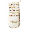 Chien en Coton motif à pois motif teckel Gant de Cuisine Double
