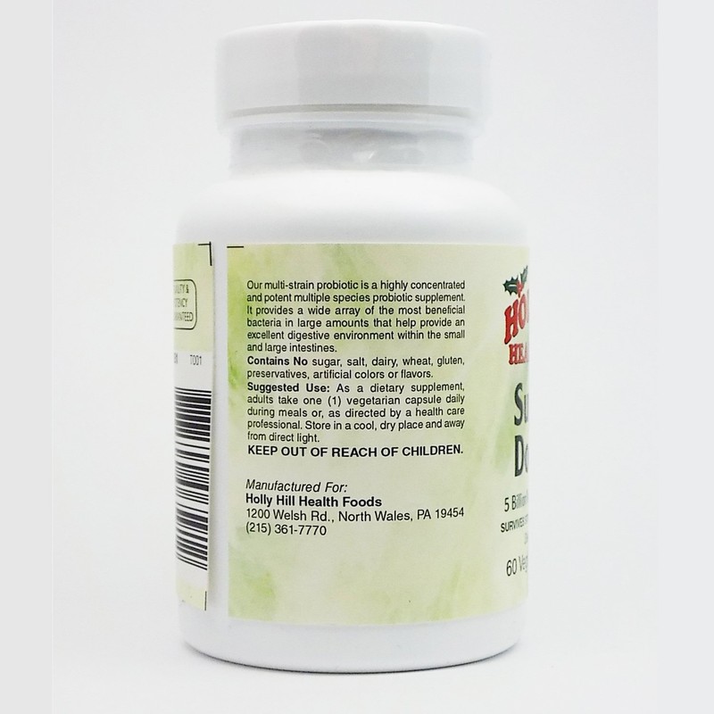 Holly Hill Health Foods, Suprema Dophilus (60 Vegetarian Capsules)