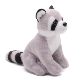 Unipak Brad's Forest Animal - Figura de peluche de mapache para bebé, juguete de peluche para niños pequeños, 4 pulgadas de altura