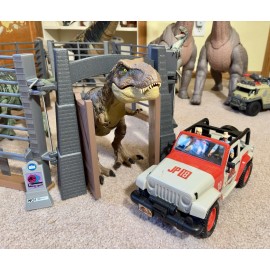 Jurassic World (1x) Paleo Pens Dinosaur Fence Gate Archway Scale for Jurassic Park / World Toys