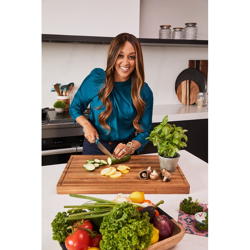 SPICE BY TIA MOWRY Savory Saffron 7-Piece Stainless Steel Cutlery