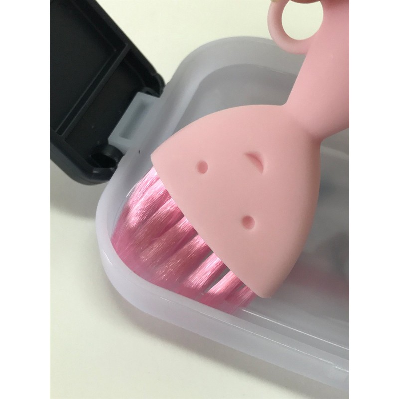 Marna Lunch Box Washing Brush, Set of 2, Pink
