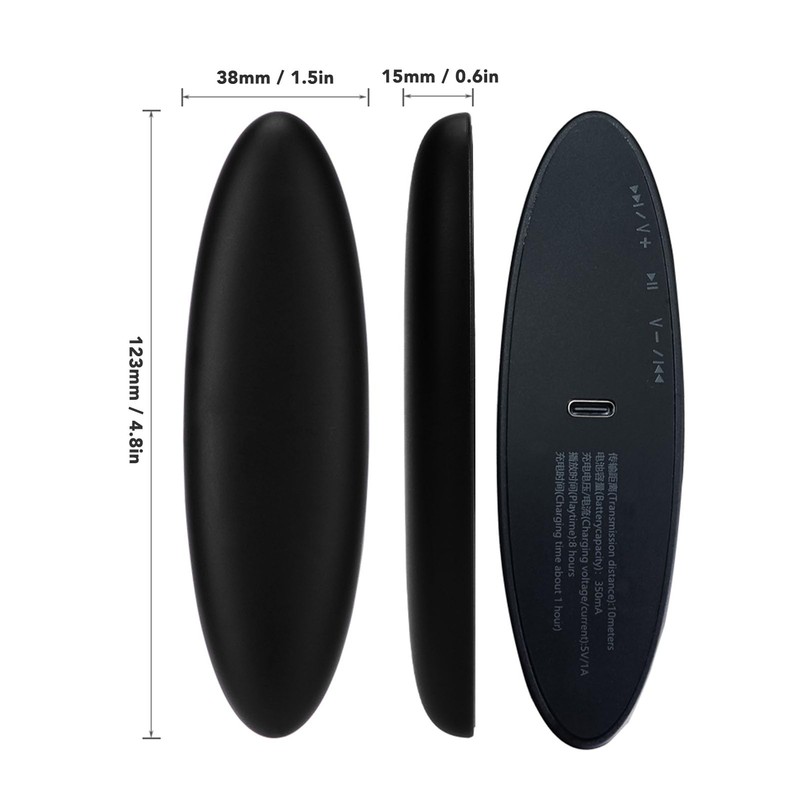 Bluetooth Under Pillow Speaker, Bone Conduction Sleep Speaker, Under Pillow