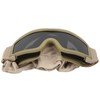 Tactics DustProof Protective Glasses Impact Resistant AntiExplosion Military Goggles(Verre gris