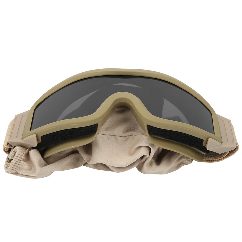 Tactics DustProof Protective Glasses Impact Resistant AntiExplosion Military Goggles(Verre gris