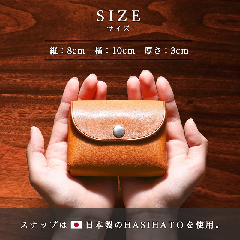 Yanukgora Women's Mini Wallet, Genuine Leather, Prevents Bills from Breaking,