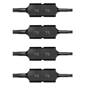 Galvanox Torx T6/T8 Double-Ended Bits for Leatherman Multi-Tools (4-Pack)