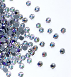 Jollin 2880pcs Hotfix Crystal Flat Back Rhinestones Glass Diamonds Gemstones for Crafts Crafts Decorations Clothes Shoes 4.0mm SS16 Starry Sky
