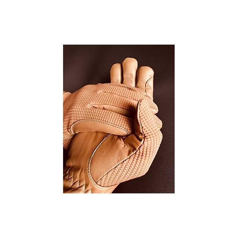 Sulkhanz GENTS Horse Riding MEN'S Gloves Equestrian Real Leather &