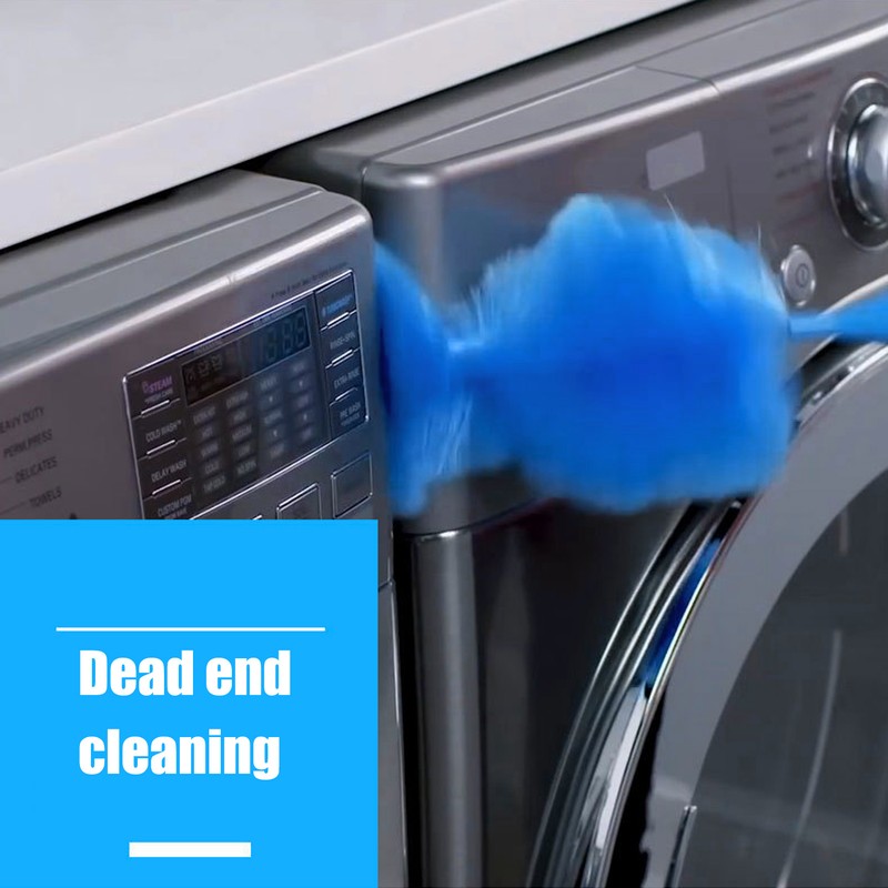 Feather Duster Rotatable Telescoping Dust Cleaner Electric Dust Cleaning Tool