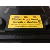 TOMSTRAD Sticker Sign/Notice for Wheelie Bin. Do not leave parcels