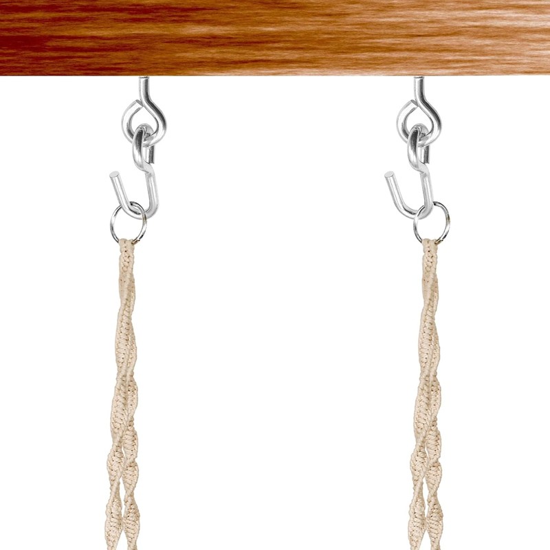 Bathonly 2 Packs Heavy Duty Hooks for Hanging, Hammock Hooks,