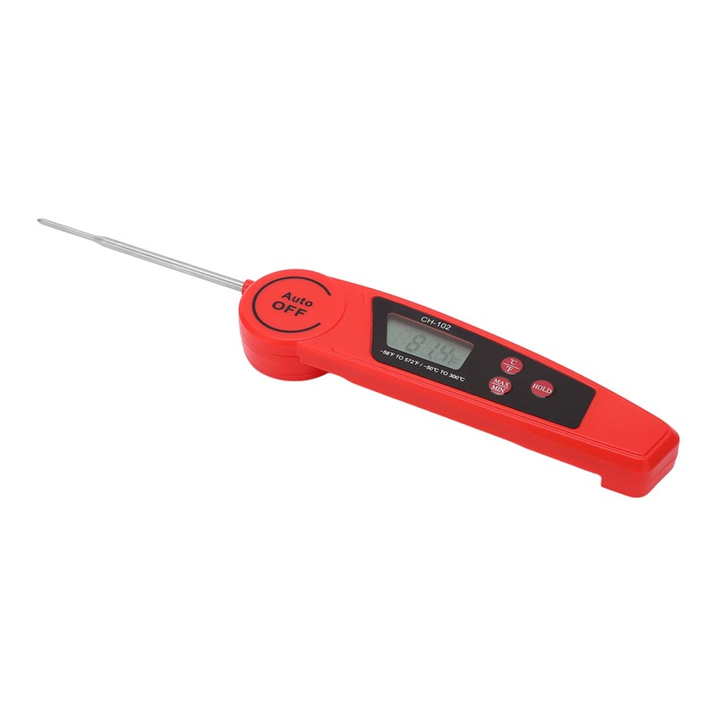 Digital Meat Thermometer 180° Foldable Probe 5S Measurement IP66 Waterproof