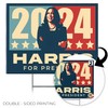 2 Pack 24"x18" 'Kamala Harris 2024' Yard Signs with Stakes,