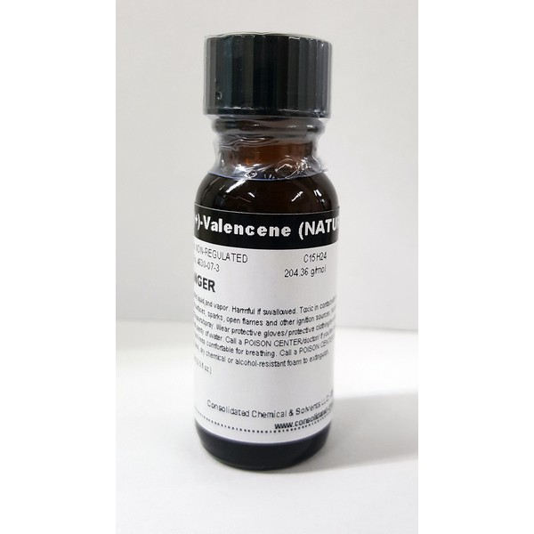 Valencene (Natural) High Purity Fragrance/ Aroma Compound 15ml