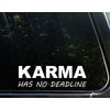 Diamond Graphics Karma Has No Deadline (8-3/4" x 2-1/2") Die