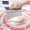 Tovolo Bench Scraper With Measurement Guide, Dough Divider With Offset