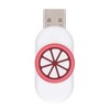 Cartoon U Disk Mangosteen Appearance Knob Style Mini Portable Flash