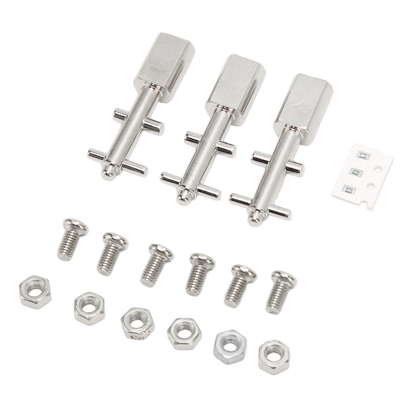 3pcs Toggle Switch Matte Chrome Coating Heavy Duty Toggle Flick