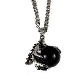 The Quiet Witness 4031914 AEAONMS Masonic Black Stone Necklace Freemason Mecca Prince Hall Mason Shriner Claw