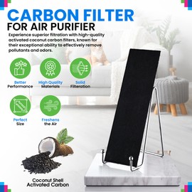 Bagean Carbon Pre Filter 20.5” x 5.7” Compatible with Honeywell Air-Genius Tower Air Purifier Models HFD320 & More - Fits Honeywell K Filter Replacement - Filters Odors & Freshens the Air (4-Pk)