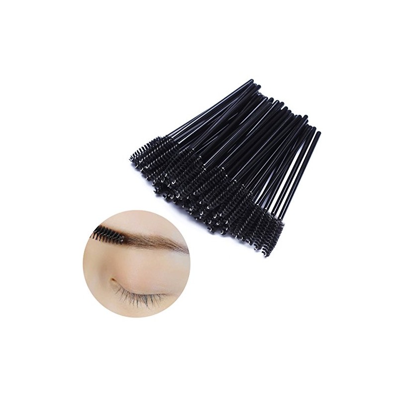 LoveBB Varitas desechables para máscara de pestañas, brocha de maquillaje,