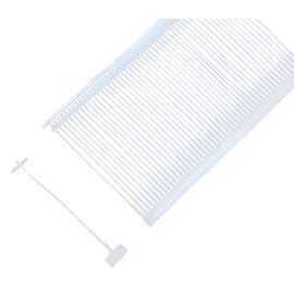 White Tagging Barbs Clothing Garment Tagger Gun Fasteners Refill Pin Price Tags Standard Paddle 15mm 0.6 Inch (Pack of 1,000)