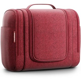 Kulturbeutel XXL [Design 2025] zum Aufhängen für Damen, Herren & Kinder [9 Liter Stauraum], 3-in-1 Kulturtasche, Kosmetikkoffer, Kosmetiktasche für Männer & Frauen, Reise Waschtasche, Waschbeutel