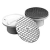 PROFLO PF42816 6" Brass Cover with 3-1/2" Adjustable Cleanout -