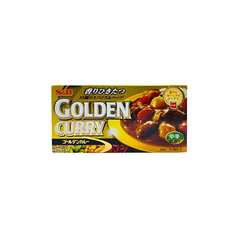 SB Foods Golden Curry Medium Spicy 6.8 oz (198 g)