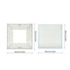 2Pcs Quilting Ruler Square Acrylic DIY Cloth Patch‑Work for Measuring
