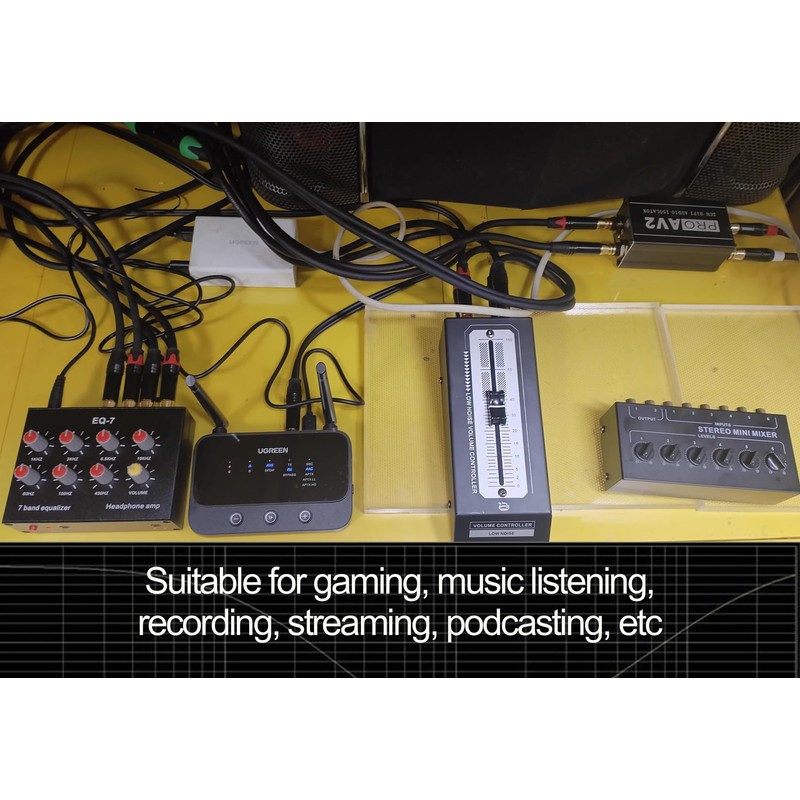 EQ 7 Band Sound Equalizer Home Audio, 2 Channel Stereo