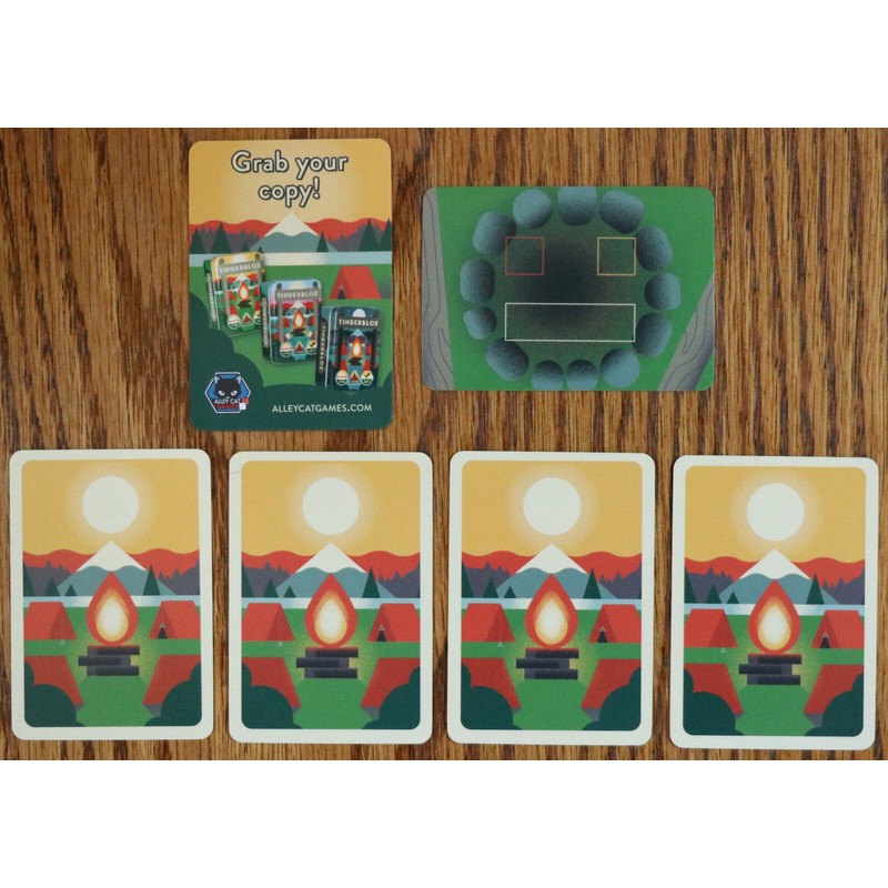 Tinderblox Dice Tower Promo Card Pack 2024 Kickstarter Alley Cat