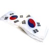 Korea String Banner Flag,5.5 x 8.2 Inch String Banner,Indoor and