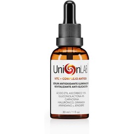 VITC + COMPLEJO ANTIOX Sérum Facial Antioxidante con Vitamina C más Complejo Antioxidante Ilumina, Ayuda a Unificar el Tono y Protege contra Radicales Libres Para Todo Tipo de Piel 30 ml