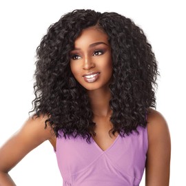 Sensationnel Lulutress Crochet Braiding hair - 3X Braid Out 12-inch synthetic with pre-styled - LULUTRESS 3x Braid Out 12 inch (1 JETBLACK)