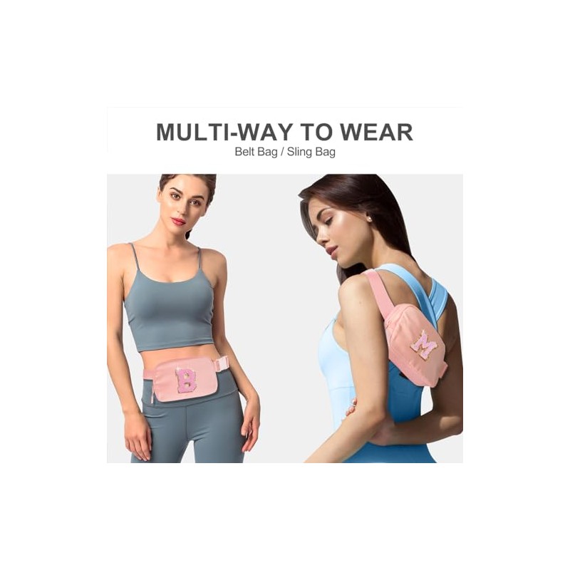 Bolsa para cinturón para mujer con correa extensible y bolsa