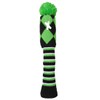 Knit Golf Cover Headcover Utility UT Cover with Pendant (Green)
