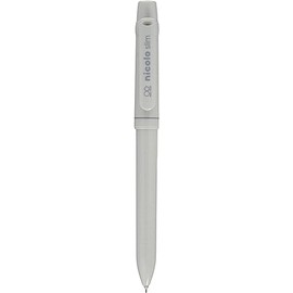 Sunstar Stationery S4481690 Mechanical Pencil, Mechanical Pencil 0.3 & Sharp 0.5 Nicolo, Slim, Powder Gray