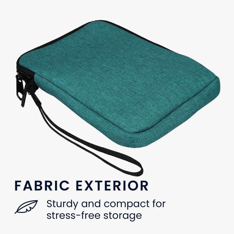 kwmobile Fabric Protective Case Compatible with 6 Inch eReader Case