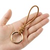 Tanjun Key Chain, Key Ring, Leather, Braid, Simple, Easy to